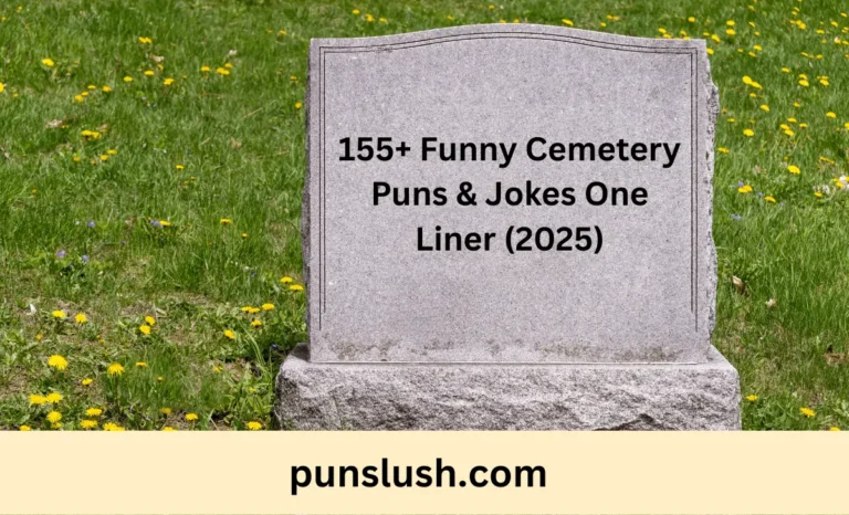 155+ Funny Cemetery Puns & Jokes One Liner (2025)