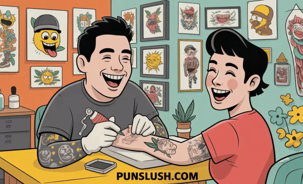 List of Tattoo Jokes and Puns for Elders