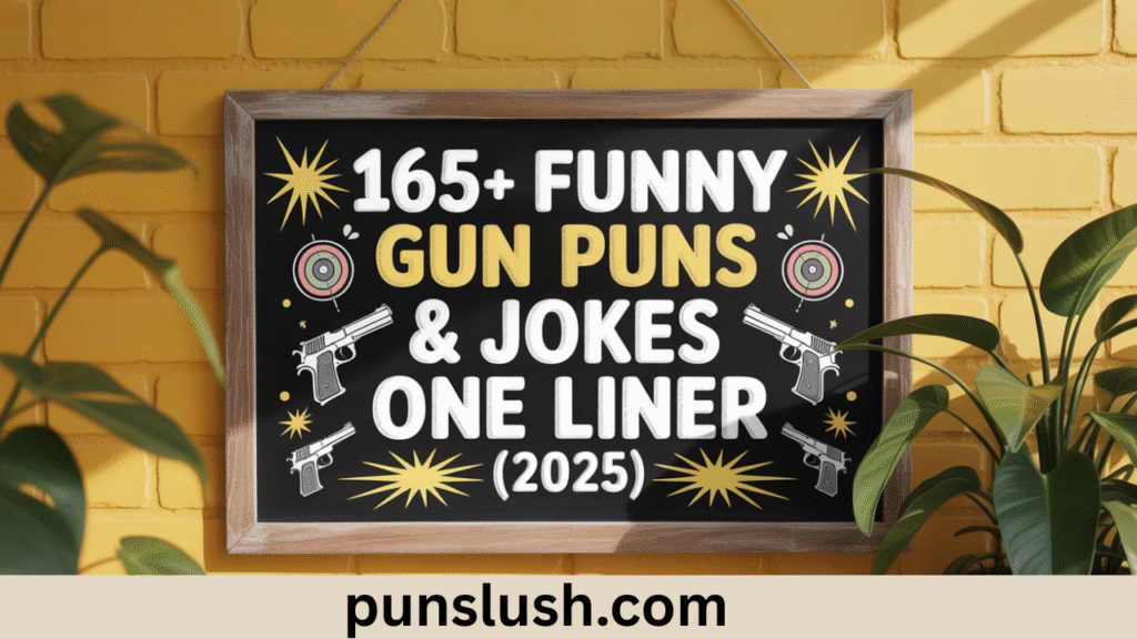 165+ Funny Gun Puns & Jokes One Liner (2025)