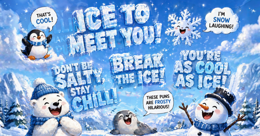 Short ice puns
