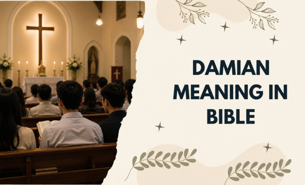 Damian Name Meaning Bible