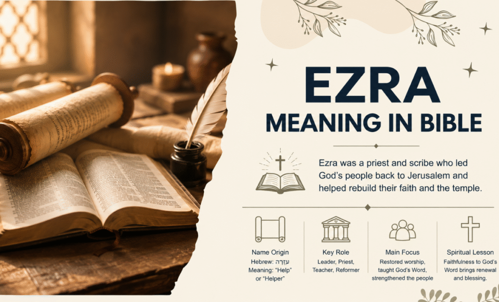 Ezra Meaning in Bible