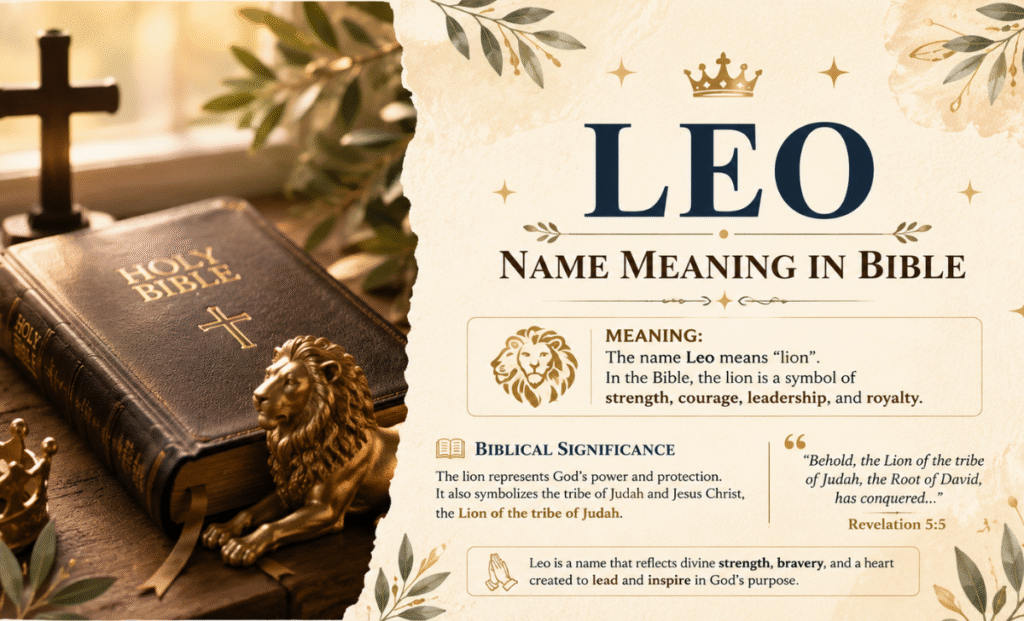 Leo name meaning in Bible