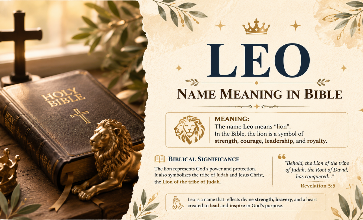 Leo name meaning in Bible