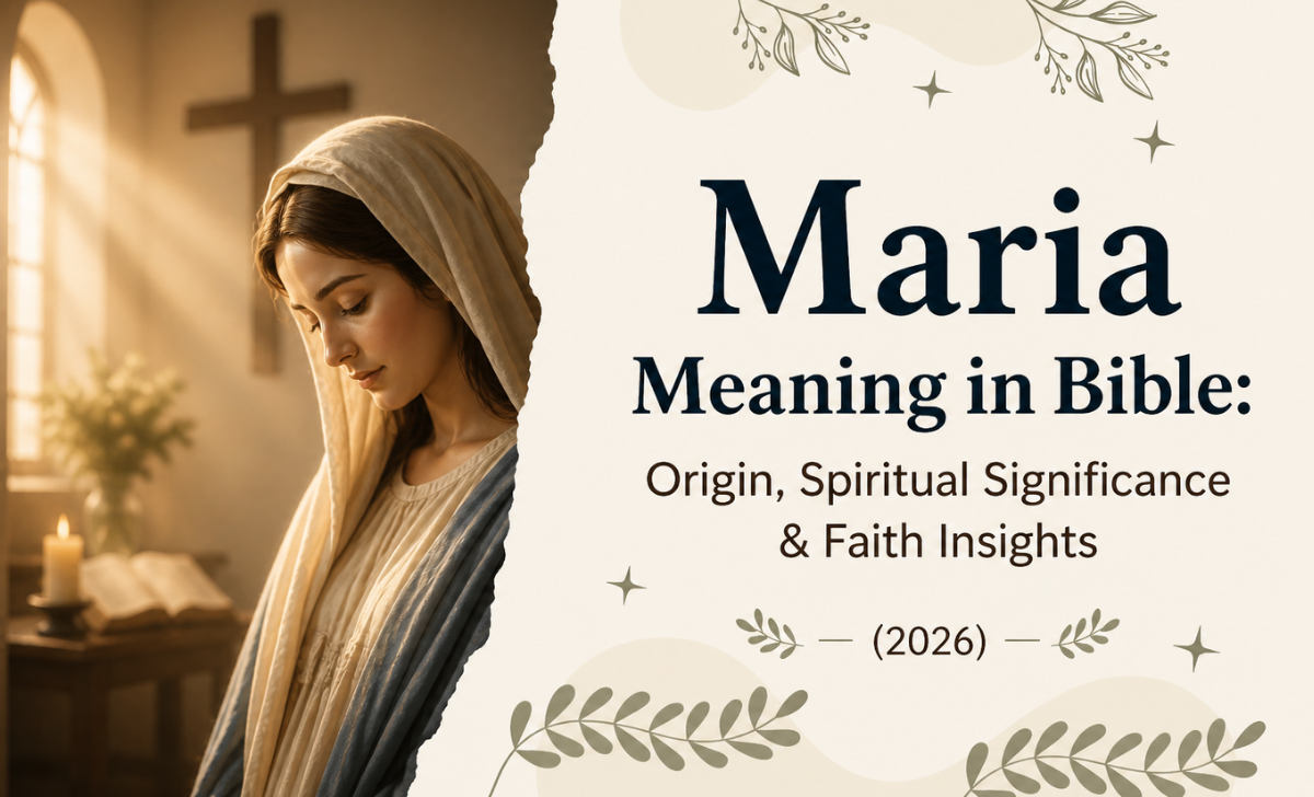 Maria Meaning in Bible