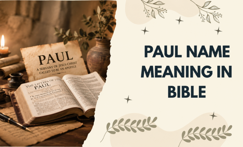 Paul Name Meaning in Bible (Spiritual Truth Explained)