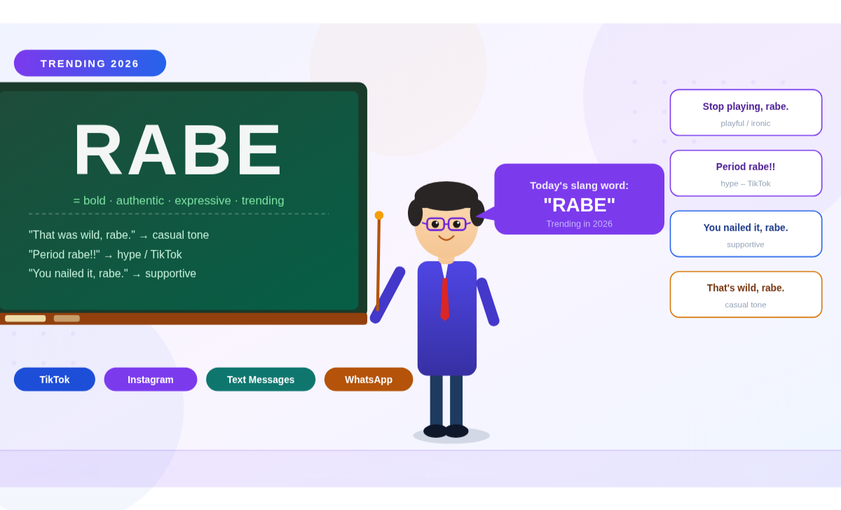 Rabe Slang Meaning