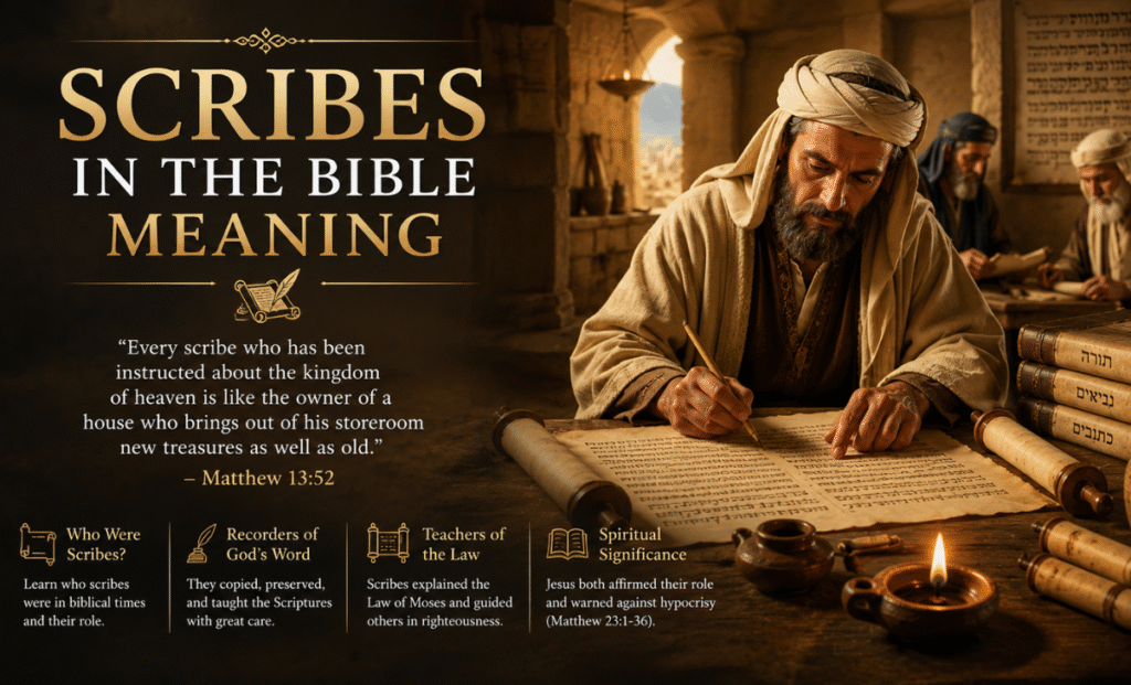 Scribes in the Bible Meaning