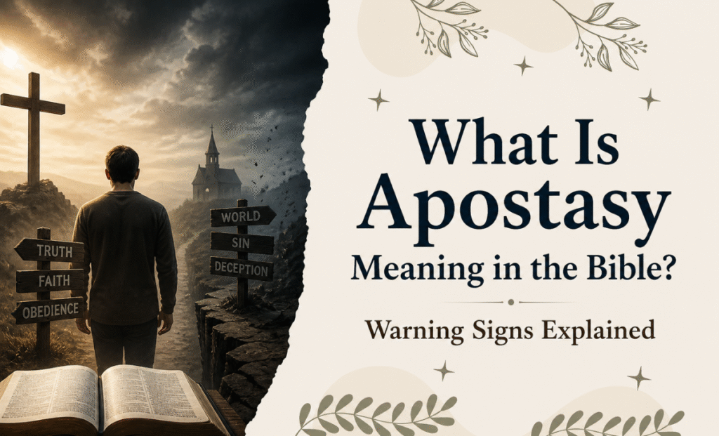 What Is Apostasy Meaning in the Bible Warning Signs Explained
