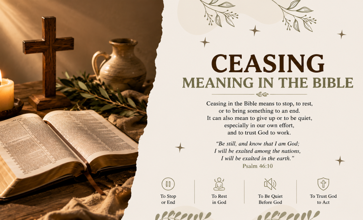 ceasing meaning in the bible