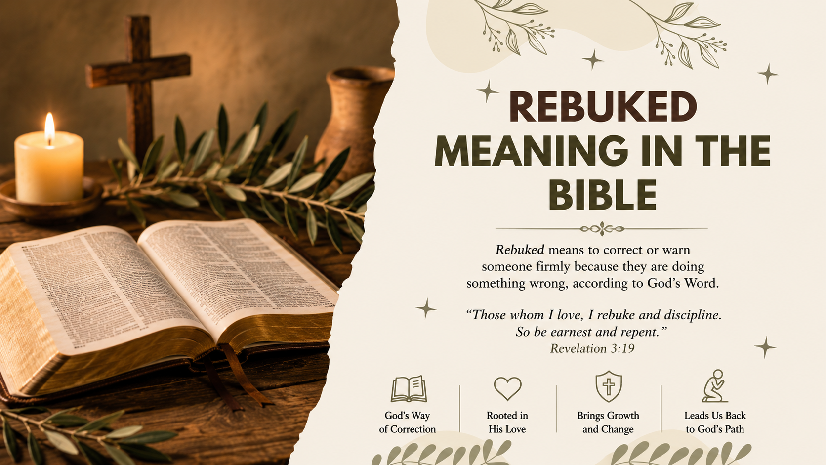 rebuked meaning in the bible