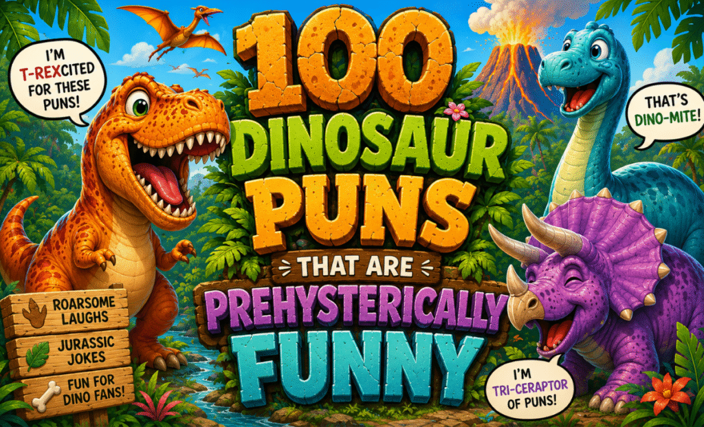 100+ Dinosaur Puns That Are Prehysterically Funny