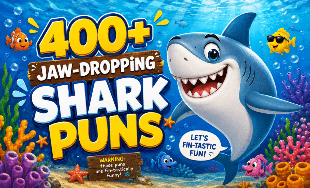400+ Jaw-Dropping Shark Puns That Will Make a Splash