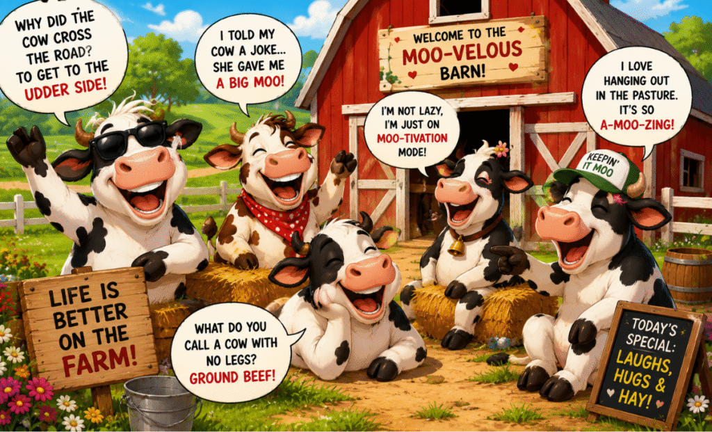 Movie & TV Cow Puns