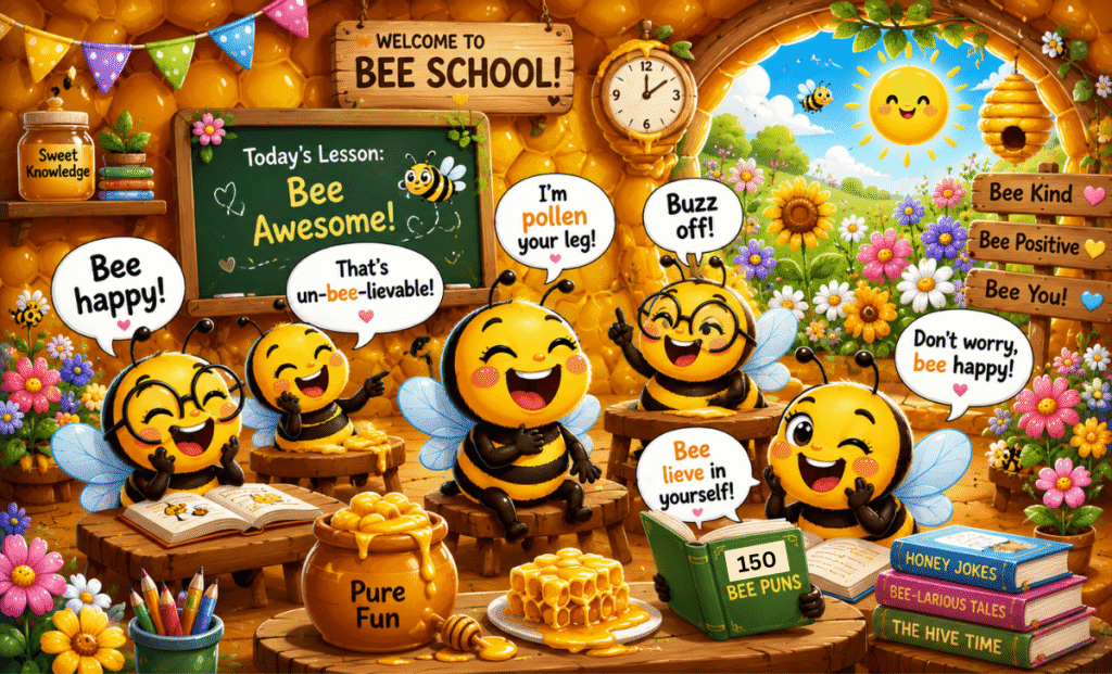 Pollen bee Puns and Jokes