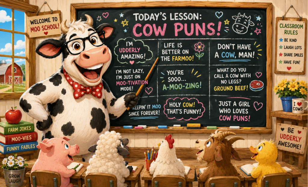 Sassy Cow Puns