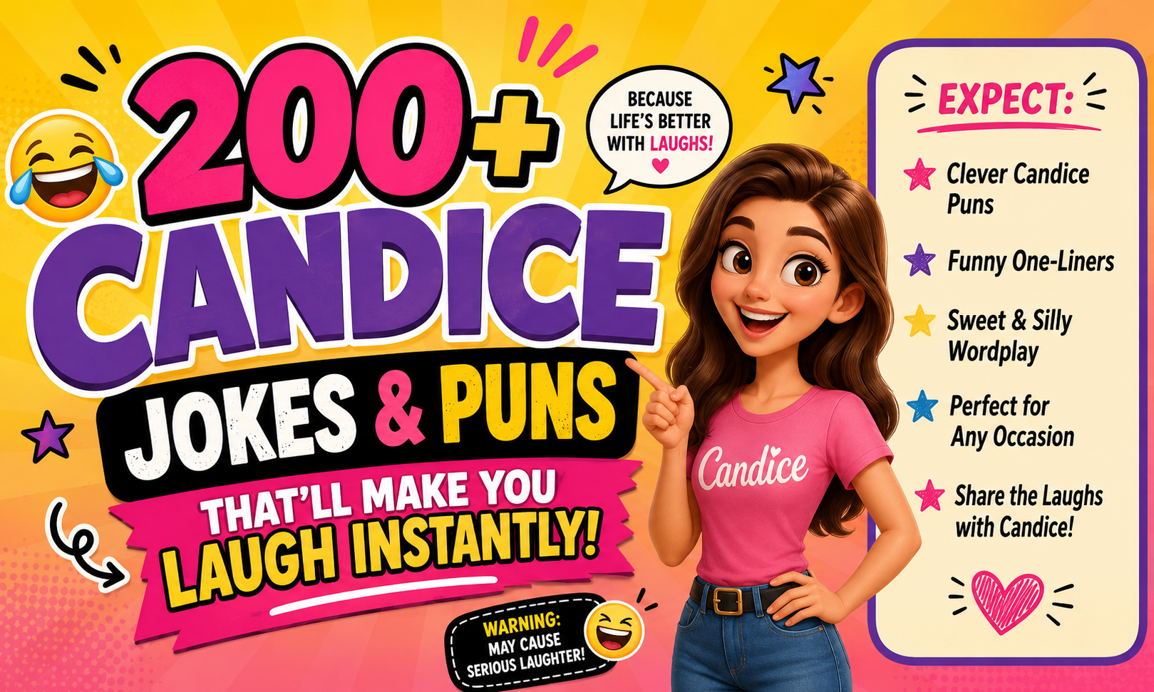 candice jokes puns