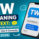 TW Meaning in Text: What It Really Stands For & How to Use It Correctly (2026)