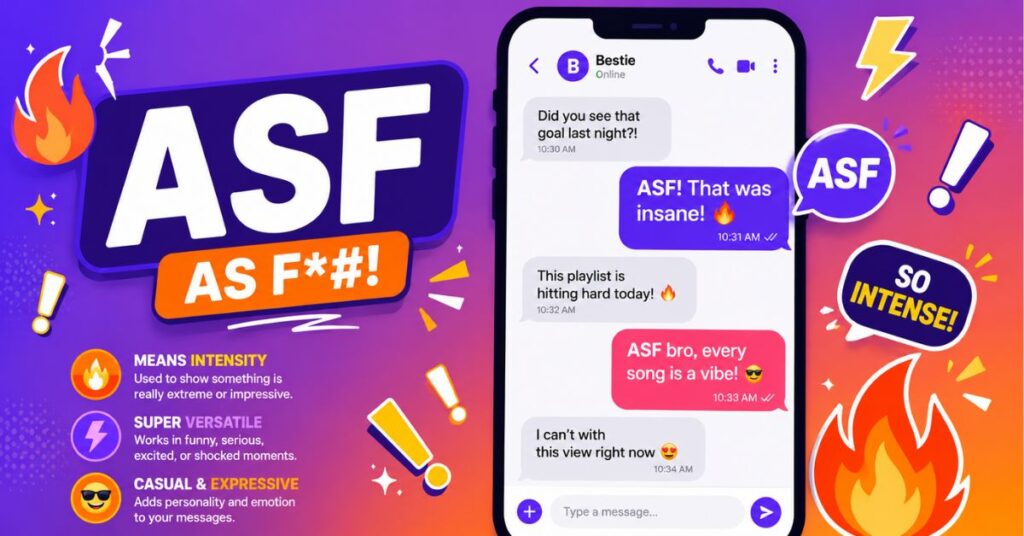 ASF Meaning in Text