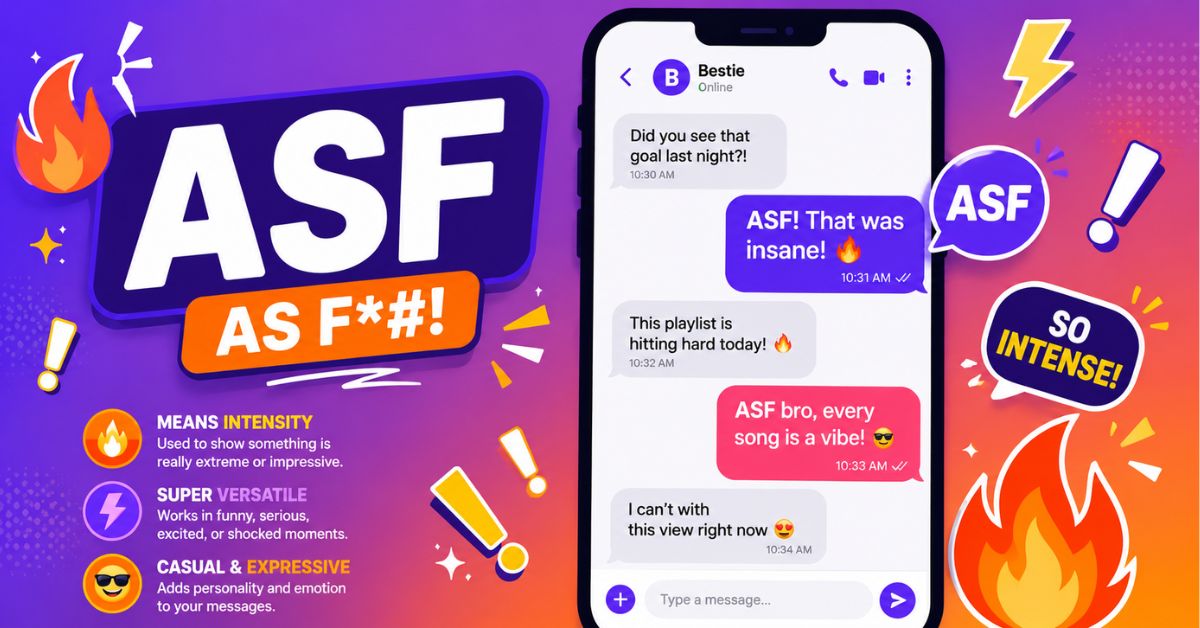 ASF Meaning in Text