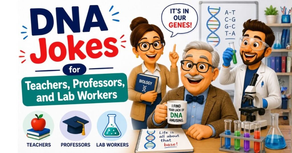 DNA Jokes for Teachers, Professors, and Lab Workers